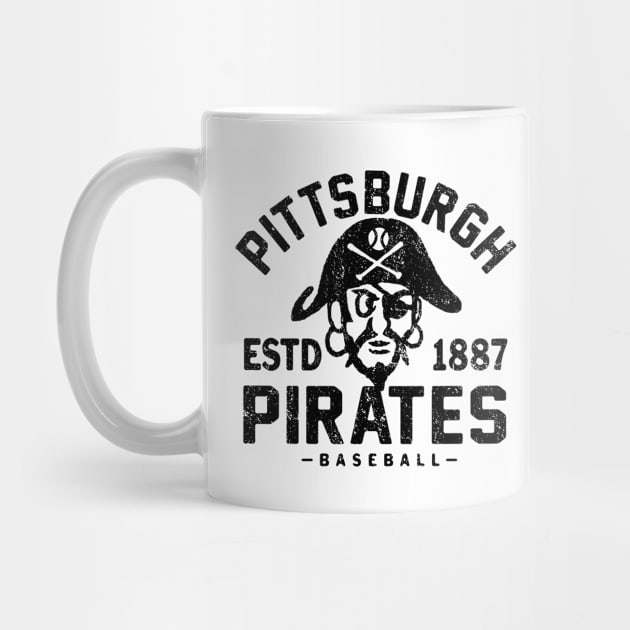 Pittsburgh Pirates Retro 2 by Buck Tee Originals by Buck Tee